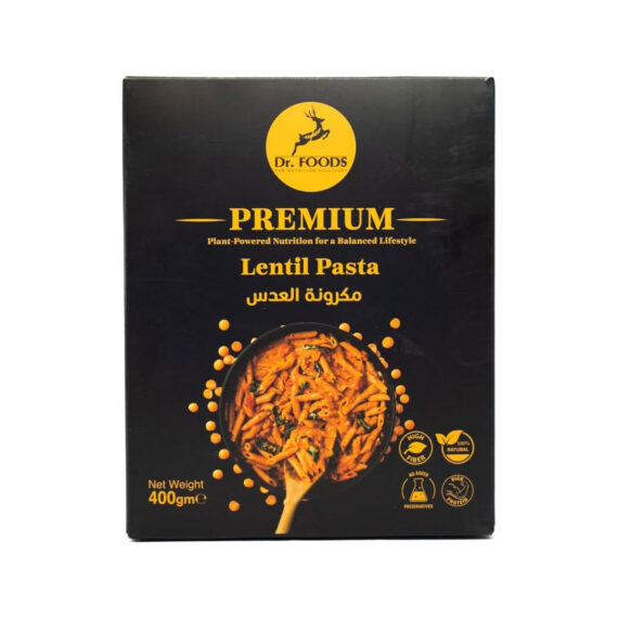 مكرونة العدس من دكتور فودز-Lentil Pasta by Dr Foods
