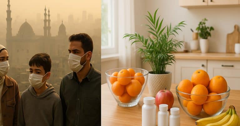 Air Pollution in Egypt and Health: How Toxic Air Impacts Nutrition, Immunity, and Longevity