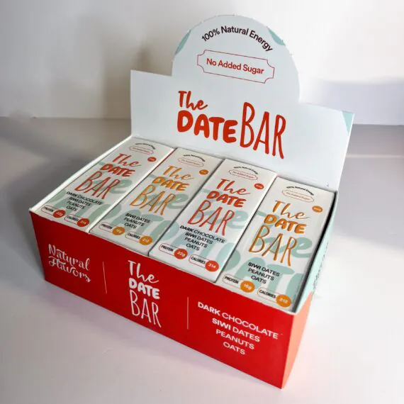 Siwi Delights – Natural Siwi Date Bars with Peanuts, Oats & Dark Chocolate for Clean Energy (12 Bar) سيوي ديلايتس – بارات تمر سيوي طبيعية بالفول السوداني والشوفان والشوكولاتة الداكنة لطاقة نظيفة