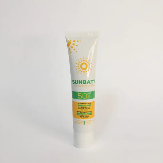 صن باتي واقي شمس ملون + حماية SPF 50 – إشراقة وحماية طبيعية لكل أنواع البشرة SUNBATY Sunscreen Lotion SPF 50+ – Tinted Mineral Protection for Radiant, Healthy Skin
