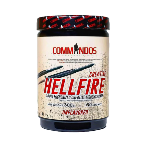 كوماندوز كرياتين هيل فاير ميكرونايزد – 300 جم | قوة انفجارية وأداء عضلي فائق Commandos Creatine Hell Fire Micronized – 300g | Explosive Strength & Muscle Power Formula
