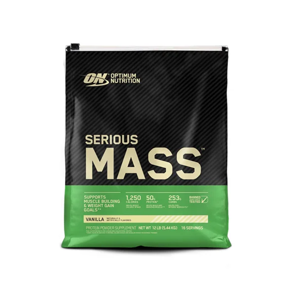 سيريس ماس – مكمل زيادة الوزن والكتلة العضلية الأعلى من أوبتيموم نيوترشن Serious Mass – Best Weight Gainer Supplement by Optimum Nutrition