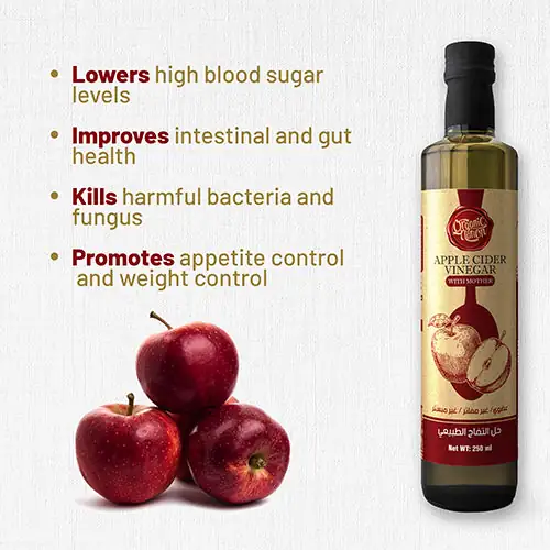 Apple Cider Vinegar With Mother-خل التفاح