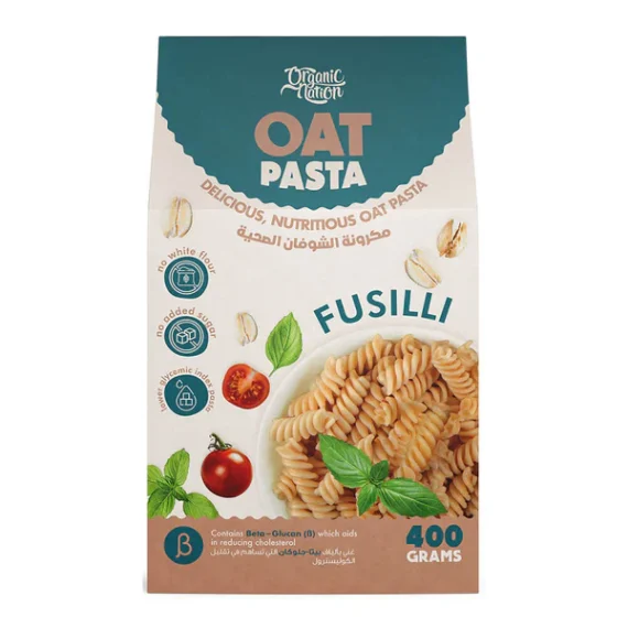 Fusilli Oat Pasta-مكرونة الشوفان الحلزونية