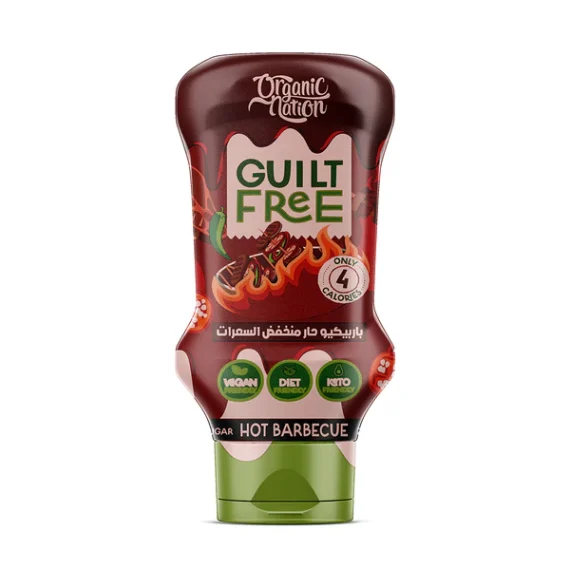 Guilt Free Hot Barbecue Zero Sugar-صوص باربكيو حار بدون سكر مضاف