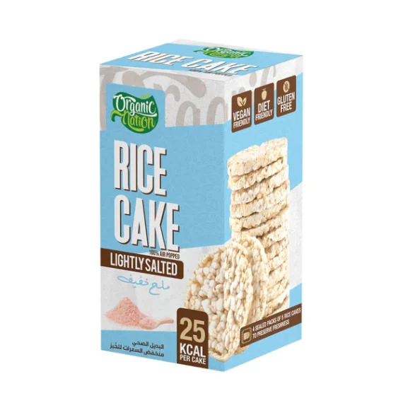 Lightly Salted Rice Cakes - كعك الأرز قليل الملح