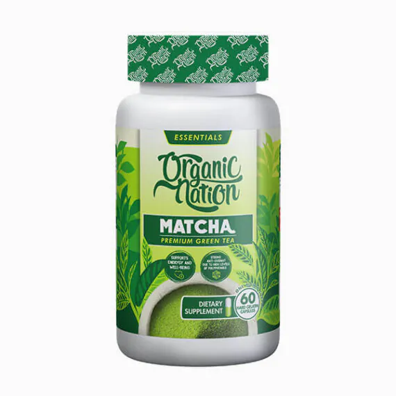 Matcha Premium Green Tea Capsules-كبسولات شاي الماتشا الأخضر الفاخر