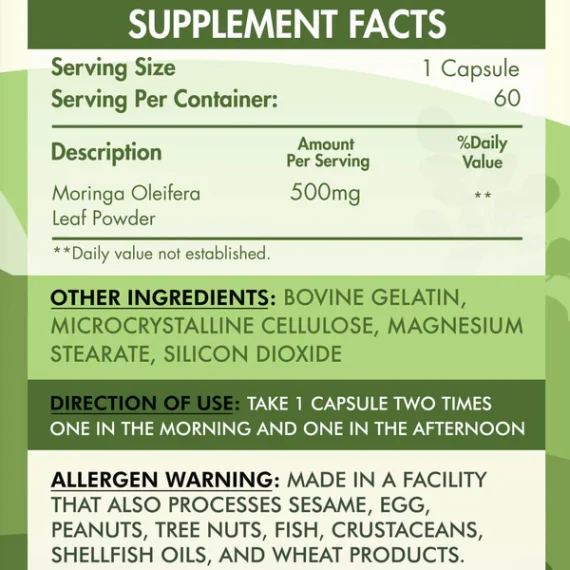Moringa Oleifera-مورينجا أوليفيرا