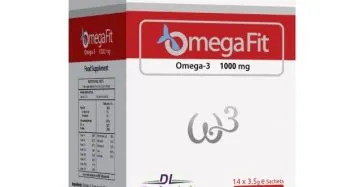 أوميجافيت – أكياس أوميجا 3 بتركيز 1000 مجم / 500 مجم لصحة المخ والقلب والمناعة OmegaFit 1000mg / 500mg – Omega 3 Sachets for brain, heart, and immunity support