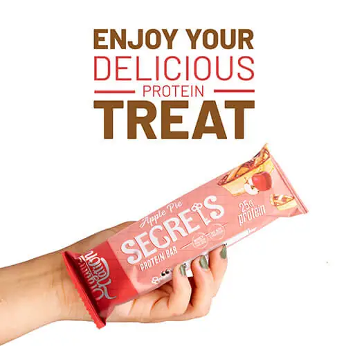 Secrets Protein Bar Apple Pie-سناك بروتين سيكرتس