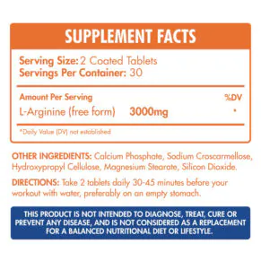 أرجنين 3000 ماكس ماصل-Arginine 3000 Max Muscle