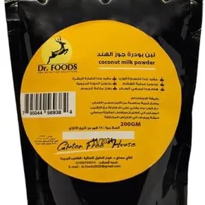 حليب جوز الهند البودرة دكتور فودز-Coconut Milk Powder Dr Foods