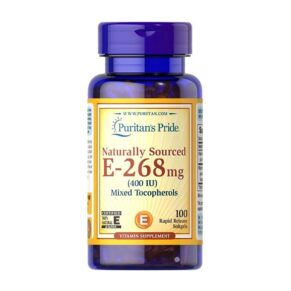 Vitamin E 400 IU Mixed Tocopherols Puritan’s Pride – Natural Antioxidant & Immune Support
