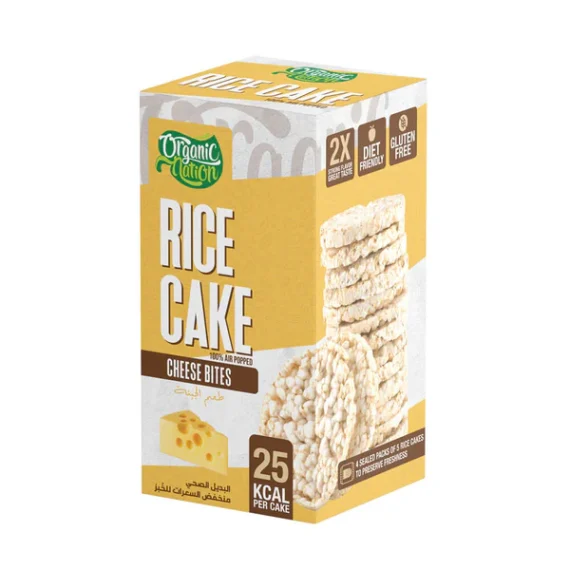 كعك أرز بنكهة الجبنة -Cheese Flavored Rice Cakes