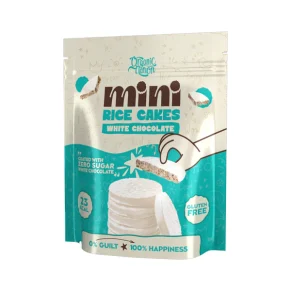 كعك الأرز المغطى بالشوكولاتة البيضاء - Mini Rice Cakes Coated with White Chocolate
