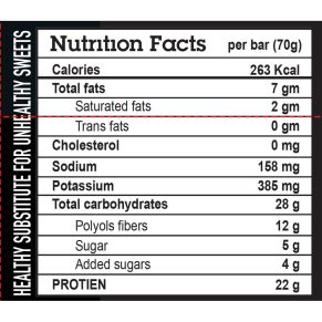 ماكس ماصل بروتين بار شوكولاتة داكنة بلمسة ملح-Max Muscle Max Iso Meal Dark Chocolate Sea Salt