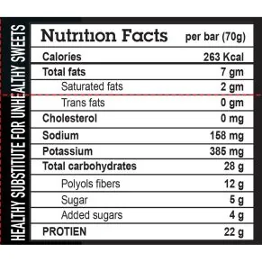 ماكس ماصل بروتين بار شوكولاتة داكنة بلمسة ملح-Max Muscle Max Iso Meal Dark Chocolate Sea Salt