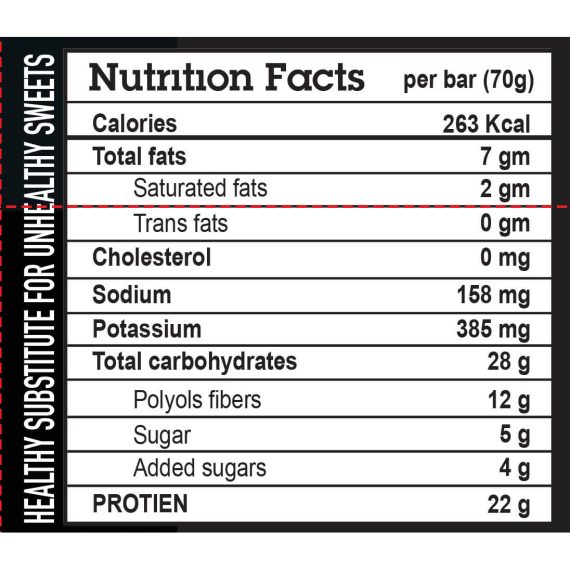 ماكس ماصل بروتين بار شوكولاتة داكنة بلمسة ملح-Max Muscle Max Iso Meal Dark Chocolate Sea Salt
