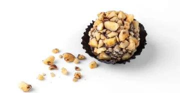واي ترافل بطعم الشيكولاتة والبندق-Whey Truffles Dark Chocolate with Hazelnuts
