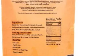 Broccoli Rice Alternative-بديل أرز الكوسة والحمص والقرنبيط