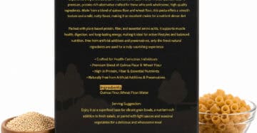 Dr Foods Premium Quinoa Pasta
