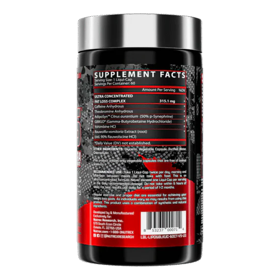 Nutrex Research Lipo 6 Black Ultra Concentrat