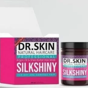 عناية بالشعر الجاف والمصبوغ باستخدام ماسك دكتور سكين سيلك شايني Dr.Skin SilkShiny Hair Mask for damaged and frizzy hair