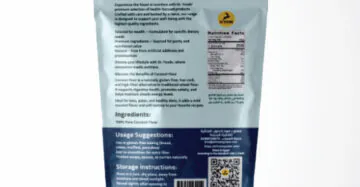 Dr. Foods Coconut Flour – gluten-free, high-fiber coconut flour for healthy baking. دقيق جوز الهند من د. فودز – ، دقيق طبيعي خالٍ من الجلوتين وغني بالألياف.