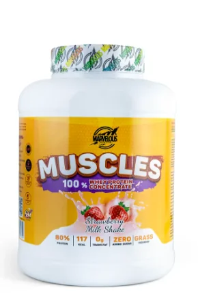 whey Marvelous 66 serv | واي بروتين مركز لدعم بناء العضلات والتعافي – 66 حصة