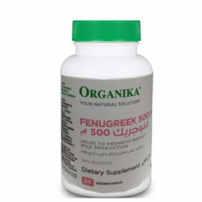 alt="كبسولات الحلبة Fenugreek من ORGANIKA – عبوة 60 كبسولة﻿"