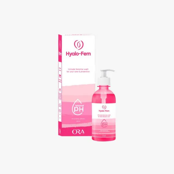 Hyalo-Fem Intimate Wash with Hyaluronic Acid 3% – 5-in-1 Feminine Care Formula هايالو-فيم – غسول حميمي بحمض الهيالورونيك 3٪ للعناية اليومية