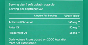 Mintocarbon by Avantic – Activated Charcoal, Anise & Peppermint Oil for Bloating Relief منتوكاربون من أفانتك – تركيبة طبيعية من الفحم النشط وزيوت النعناع واليانسون لتخفيف الانتفاخ