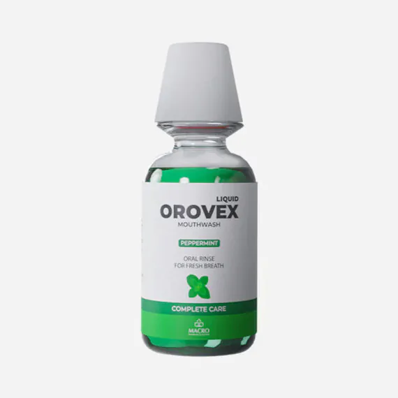 Orovex Mint Mouthwash-ماكرو أوروفيكس مضمضة نعناع