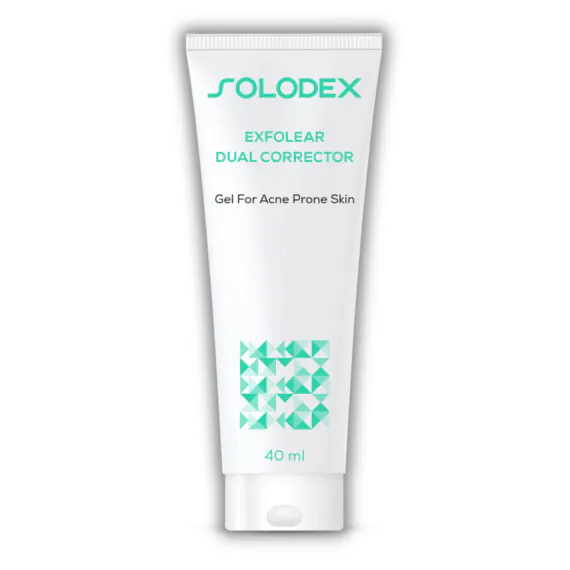 Solodex Exfolear Dual Corrector Gel-ماكرو سولوديكس إكسفولير دوال كورّكتور جل