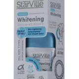 Starville Whitening Roll-On Hair Reducer – 60ml, brightening deodorant that helps reduce underarm hair growth. ستارفيل رول أون وايتينج هير ريديوسر – 60 مل، مزيل عرق لتفتيح البشرة وتقليل نمو الشعر.