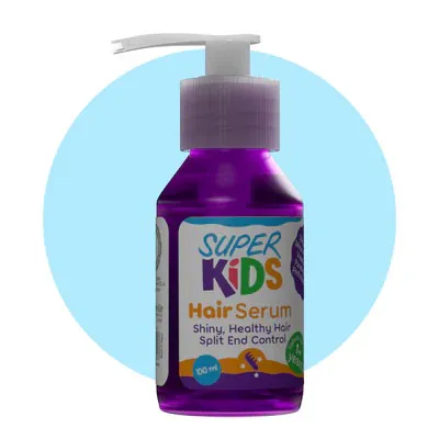 Superkids Hair Serum 100ml – nourishing and frizz control serum for kids’ hair سوبركيدز سيروم للشعر 100 مل – سيروم مغذي وآمن لشعر الأطفال