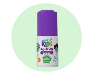 Superkids Roll On Fragrance Free – gentle deodorant for kids 30 ml سوبركيدز مزيل عرق بدون رائحة – مزيل عرق لطيف وآمن للأطفال 30 مل