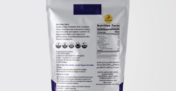 أرز أسود عضوي فاخر من دكتور فودز – غني بالألياف ومضادات الأكسدة، منتج طبيعي 100%. Dr. Foods Organic Black Rice – Premium whole-grain superfood rich in fiber and antioxidants.