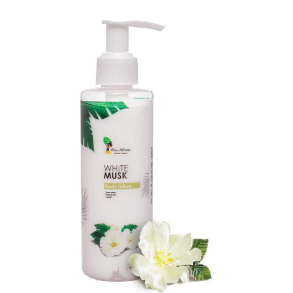 Raw African White Musk Body Lotion 200ml-لوشن رو افريكان المسك الأبيض 200 مل