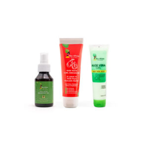 Raw African Beauty Set Leave-In Follicle Booster Aloe Vera Gel-رو افريكان بيوتي سيت ليف إن فوليكل بوستر جل صبار