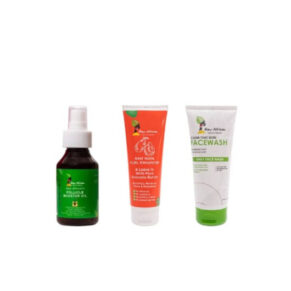 Raw African Beauty Set Leave-In Follicle Booster Face Wash-رو افريكان بيوتي سيت ليف إن فوليكل بوستر غسول وجه