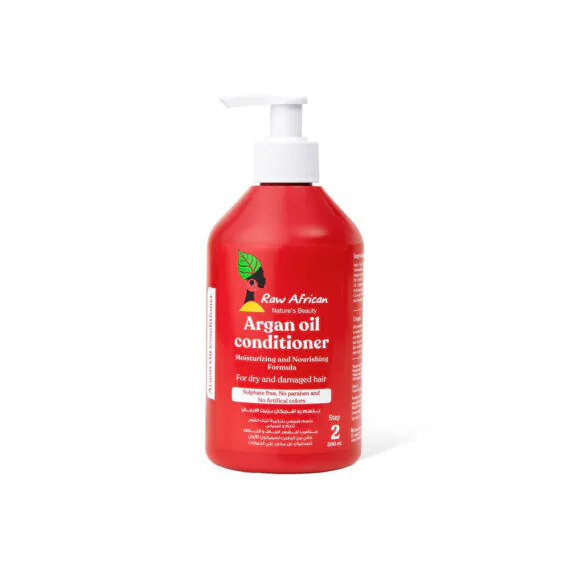 Raw African Argan Conditioner 500ml-بلسم رو افريكان بزيت الأرجان 500 مل