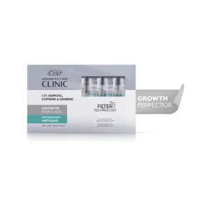 Eva Advanced Care Clinic Growth Perfector Ampoules with Capixyl and Ginseng 7×6 ml-إيفا أدفانسد كير كلينيك أمبولات منشط لجذور الشعر بكوبكسيل وجينسنغ 7×6 مل
