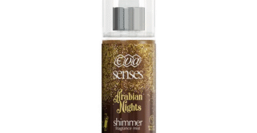 Eva Body Splash Arabian Nights 150 ml glitter body mist with oriental scent-ايفا بادى اسبلاش جليتر ارابيان نايتس 150 مل برائحة شرقية ولمعان فاخر
