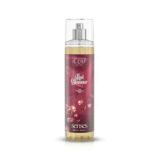 Eva Body Splash Red Glamour 240 ml fruity floral body mist with lasting scent-ايفا بادى سبلاش ريد جلامور 240 مل برائحة فواكه وزهور تدوم طويلاً