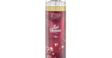 Eva Body Splash Red Glamour 240 ml fruity floral body mist with lasting scent-ايفا بادى سبلاش ريد جلامور 240 مل برائحة فواكه وزهور تدوم طويلاً