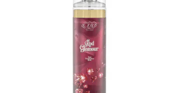 Eva Body Splash Red Glamour 240 ml fruity floral body mist with lasting scent-ايفا بادى سبلاش ريد جلامور 240 مل برائحة فواكه وزهور تدوم طويلاً