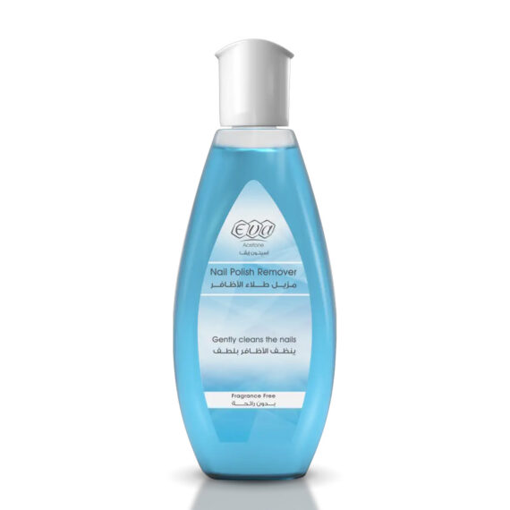 Eva Odorless Acetone 100 ml gentle nail polish remover without strong smell-ايفا اسيتون بدون رائحة 100 مل لإزالة طلاء الأظافر بلطف وبدون رائحة