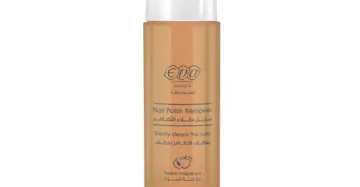 Eva Peach Scented Acetone 100 ml gentle nail polish remover with peach fragrance-ايفا اسيتون رائحة الخوخ 100 مل لإزالة طلاء الأظافر بلطف ورائحة منعشة