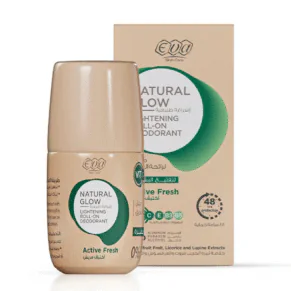 Eva Roll On Active Fresh 60 g natural fresh deodorant-ايفا رول اون لاشرقه طبيعيه اكتيف فريش 60 جم حماية منعشة بعطر طبيعي